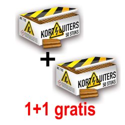 Kortsluiters, 50 stuks 1+1 gratis