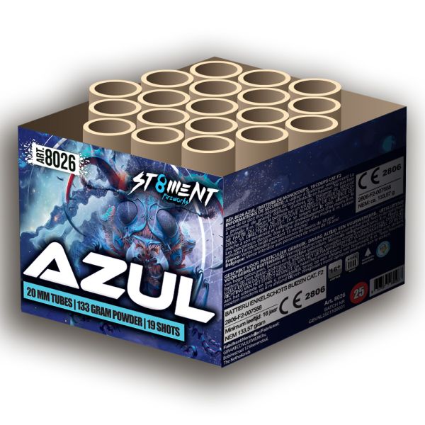 Azul 19 shots