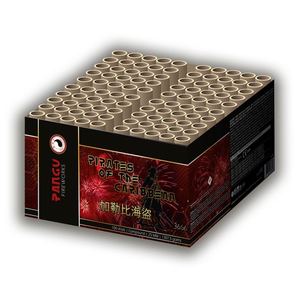 Pirates of the caribbean 100 shots 25 mm